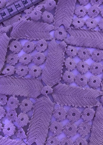 El işi Dantel İşleme masa örtüsü antika - Görsel 3