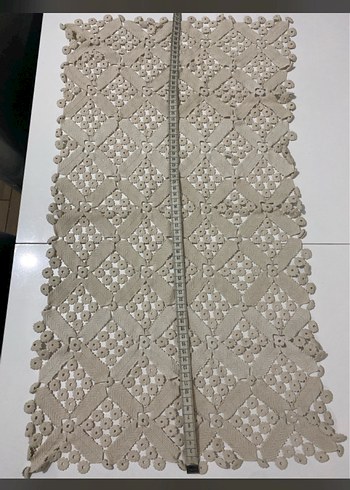 El işi Dantel İşleme masa örtüsü antika - Görsel 15