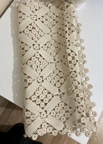 El işi Dantel İşleme masa örtüsü antika - Görsel 13