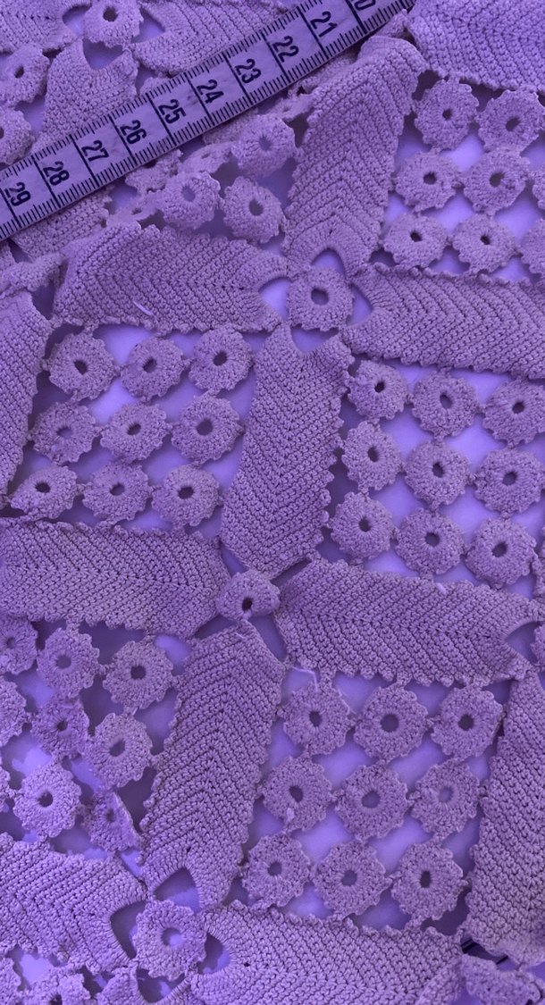 El işi Dantel İşleme masa örtüsü antika - Görsel 3