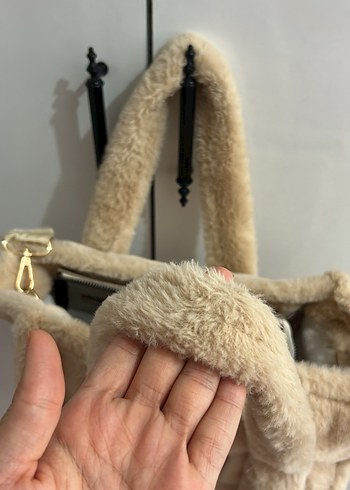 Diğer Bej Peluş Kadın El Çantası