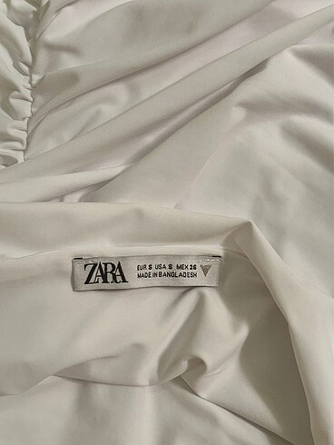 s Beden beyaz Renk zara elbise