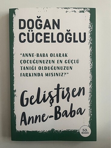 Geliştiren Anne Baba- Doğan Cüceloğlu