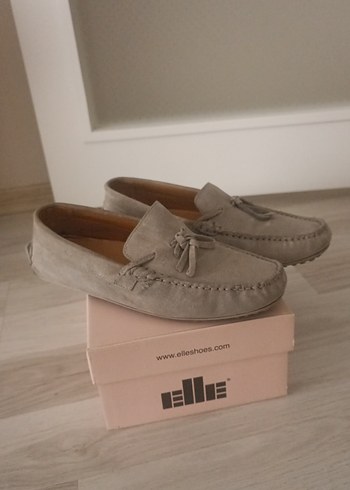 Bej Süet Erkek Püsküllü Loafer Ayakkabı