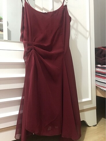 Bordo elbise
