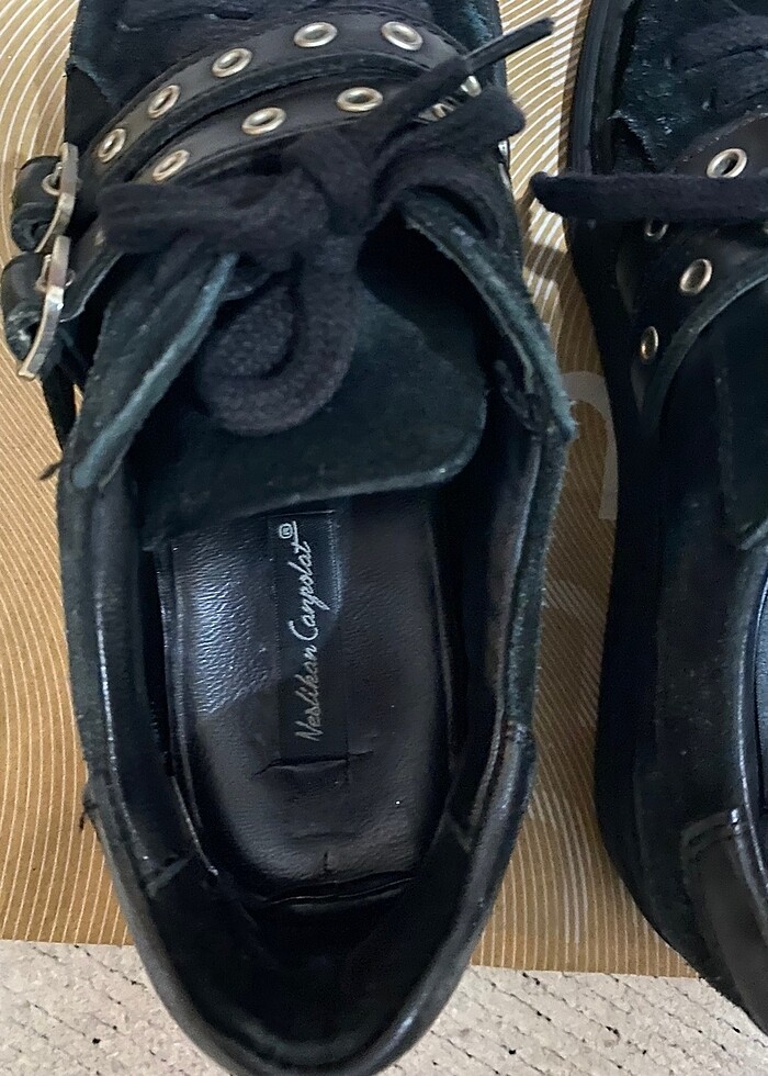 Siyah süet Neslihan Canpolat - Görsel 4