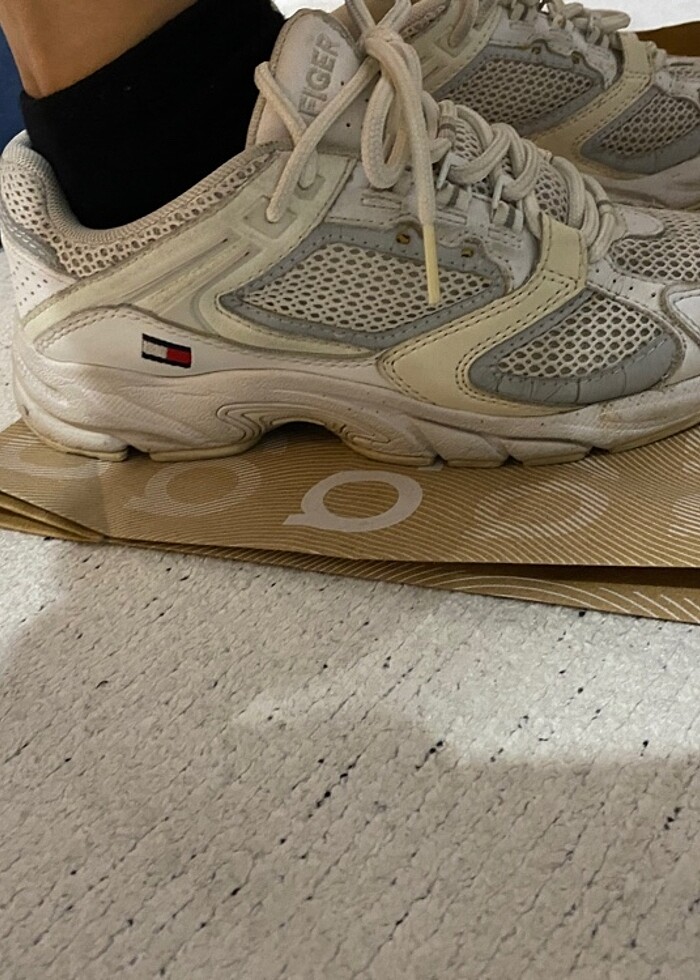 Tommy Hilfiger Beyaz Spor Ayakkabı - Görsel 2