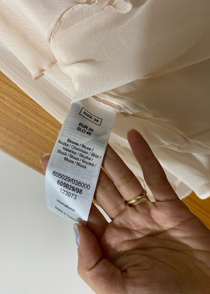 Açık pembe bluz - Görsel 5