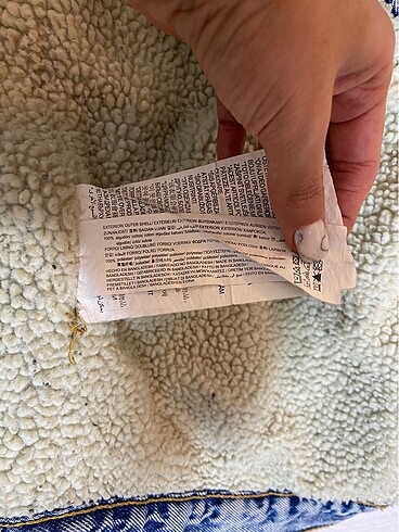 Pull and Bear İçi Kürklü Kot Ceket - Görsel 10