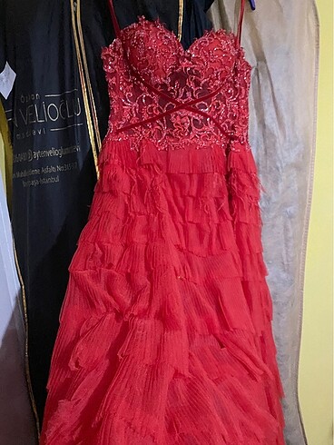 Kırmızı Kına Elbisesi - Görsel 5