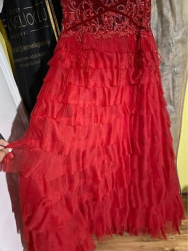 Kırmızı Kına Elbisesi - Görsel 7