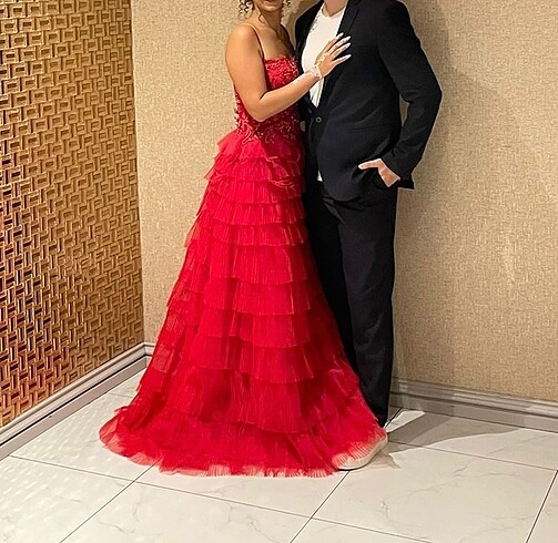 Kırmızı Kına Elbisesi - Görsel 10