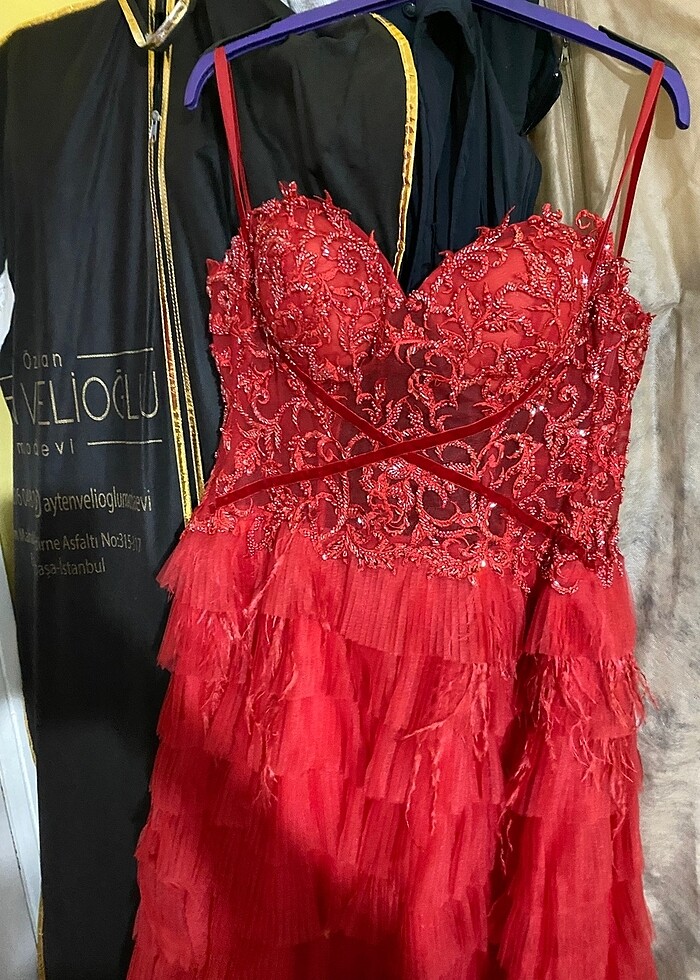 Kırmızı Kına Elbisesi - Görsel 3