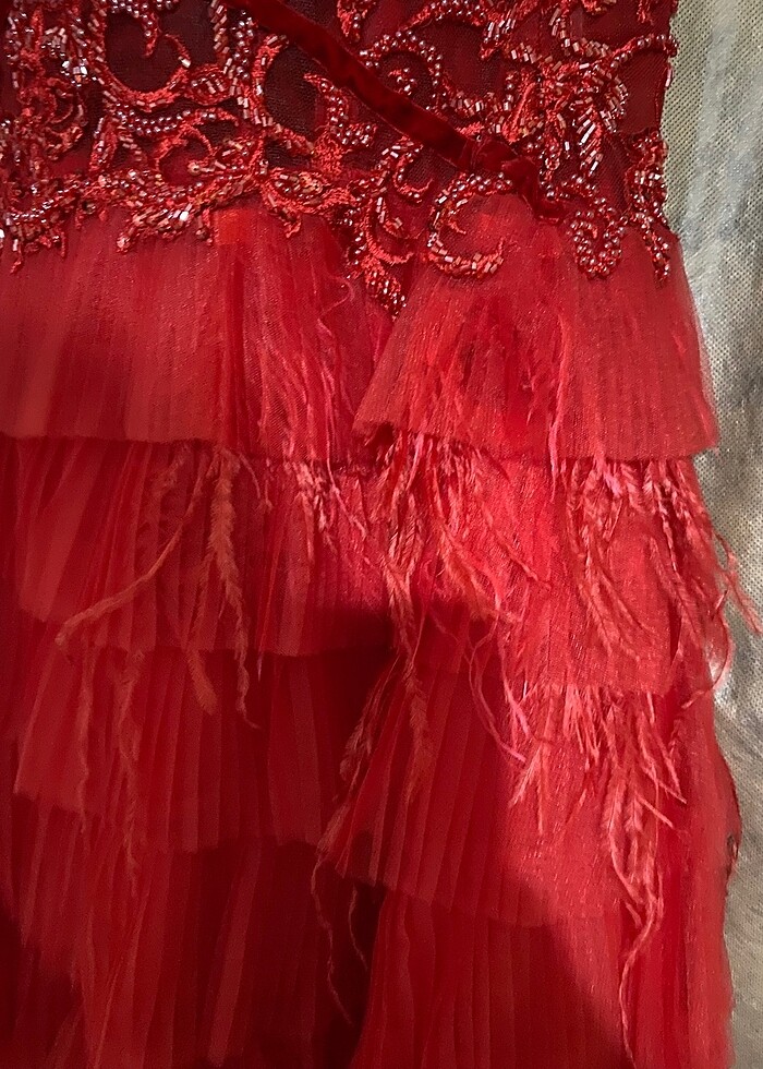 Kırmızı Kına Elbisesi - Görsel 4