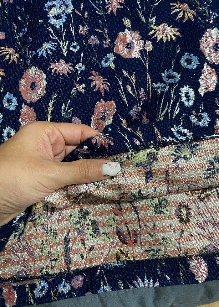 Renkli Jile Elbise - Görsel 4