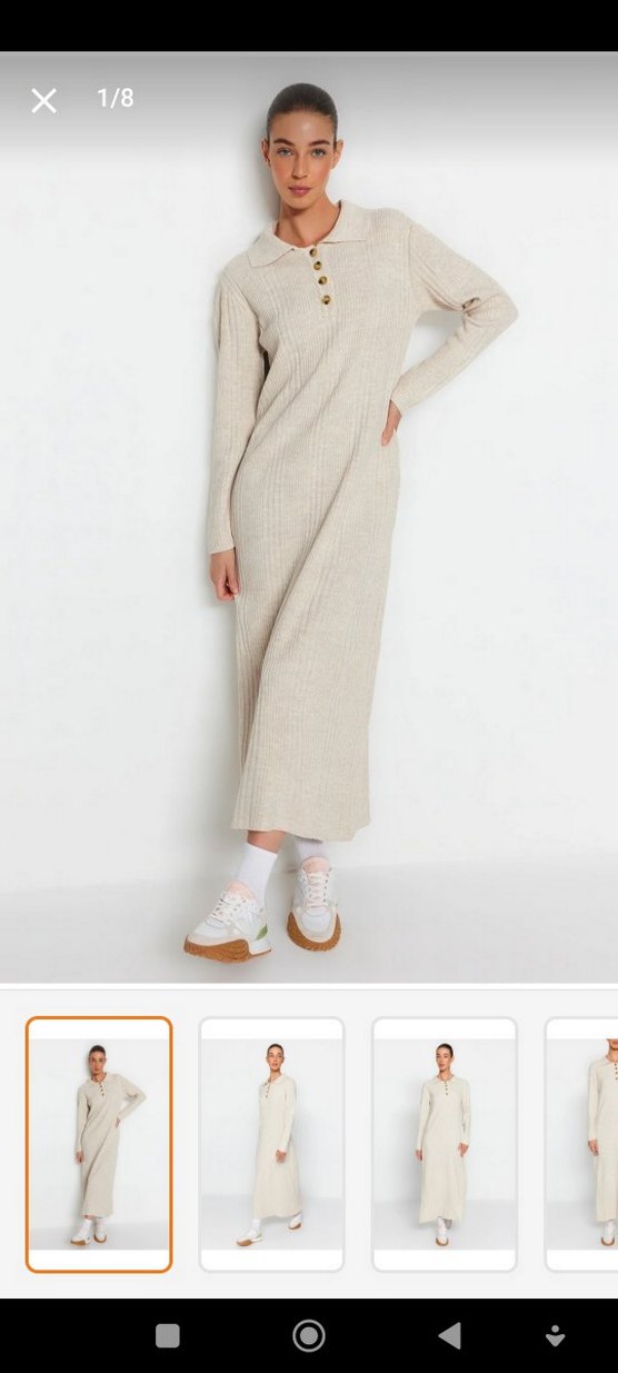 Triko elbise - Görsel 4