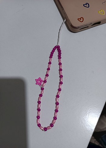 Pembe Boncuklu Bohem Kadın Charm - Görsel 2