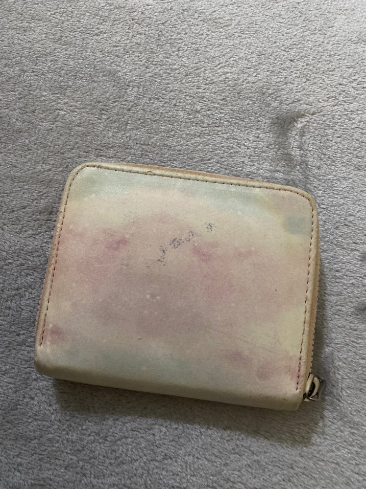 Bej Süet Kadın Fermuarlı Cüzdan - Görsel 3