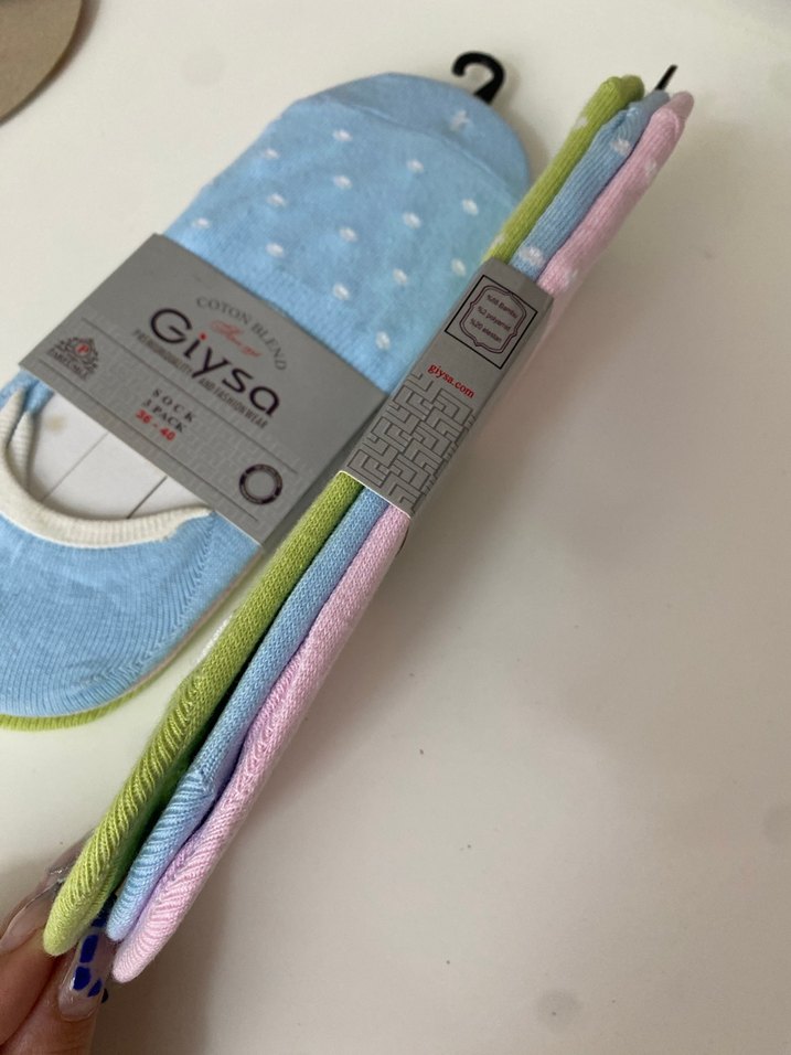 Renkli Baskılı Çorap - Görsel 3