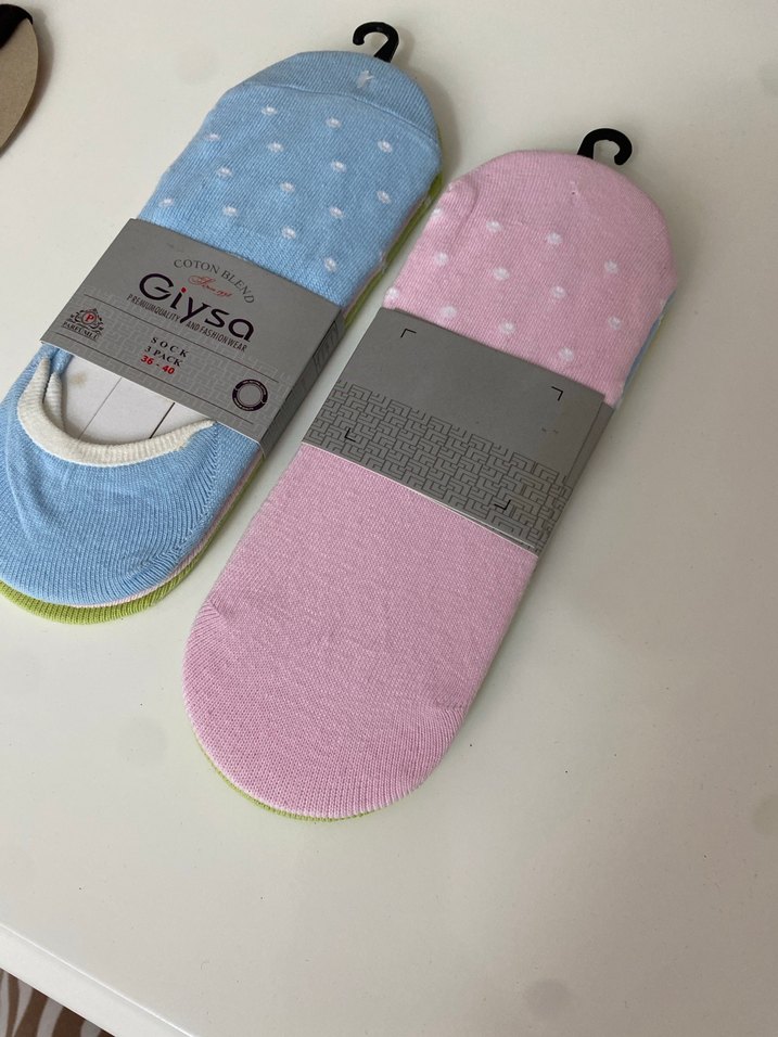 Renkli Baskılı Çorap - Görsel 5