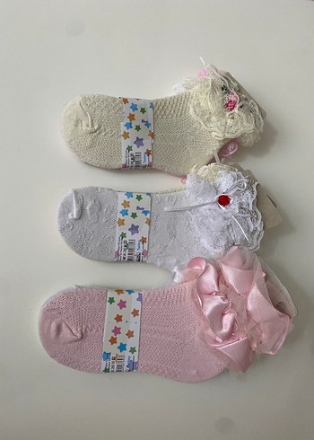 Nakışlı Kız Çorabı - Görsel 3