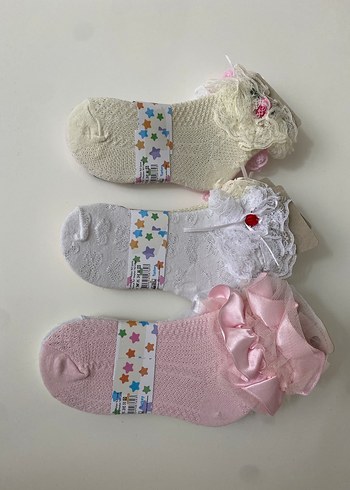 Nakışlı Kız Çorabı - Görsel 2