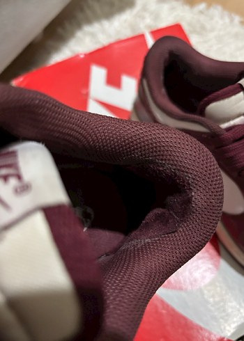 Orijinal Bordo Nike Dunk Spor Ayakkabı - Görsel 10