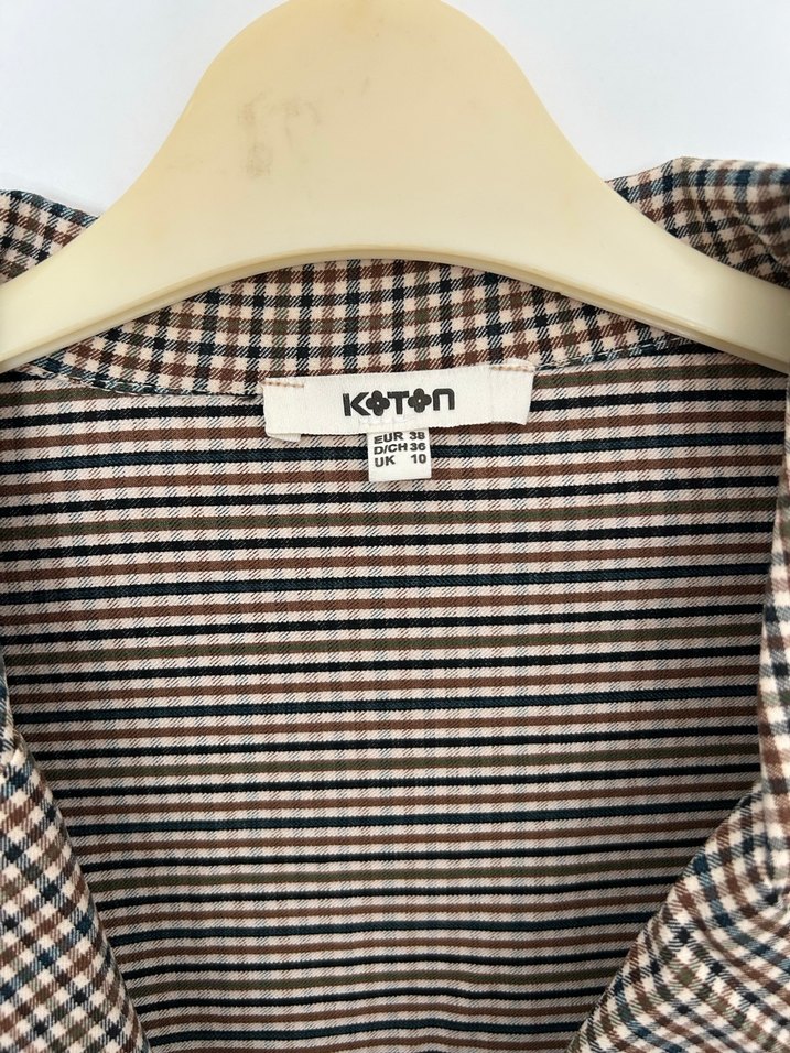 Koton Kareli Uzun Kesim Kadın Blazer - Görsel 2