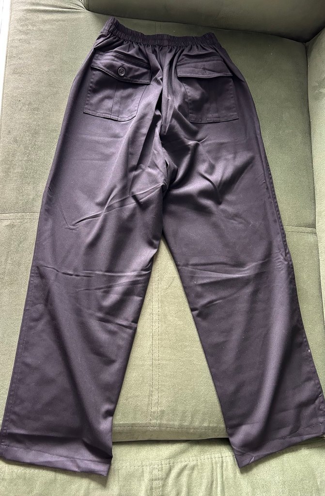 Siyah kumas pantolon - Görsel 3