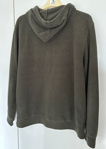 Koton Haki Kapüşonlu erkek Sweatshirt - Görsel 2