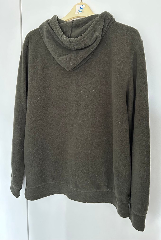 Koton Haki Kapüşonlu erkek Sweatshirt - Görsel 2