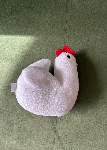 LCW Home Beyaz Peluş Tavuk Oyuncak - Görsel 3