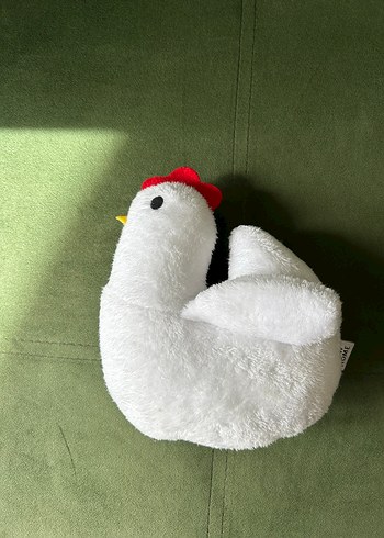 LCW Home Beyaz Peluş Tavuk Oyuncak - Görsel 2