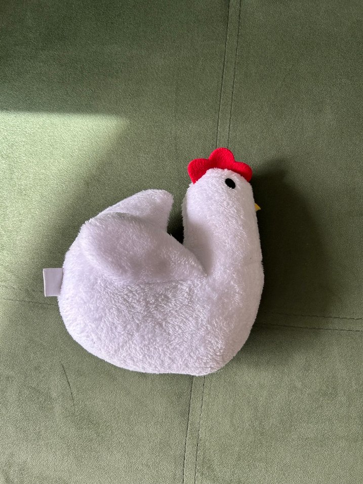LCW Home Beyaz Peluş Tavuk Oyuncak - Görsel 3