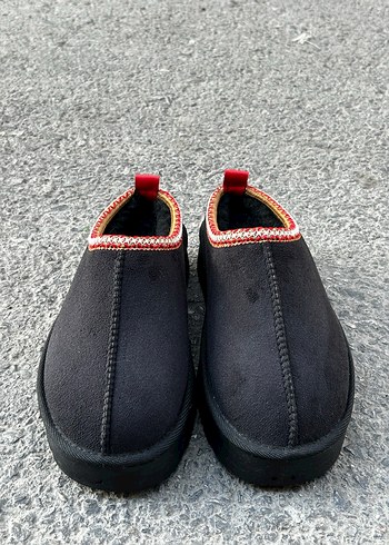 38 Beden Renkli Nakışlı Kadın Sıcak Terlik Velcro