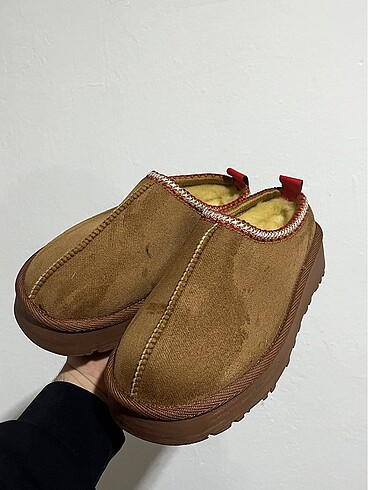 37 Beden UGG TABA BİYELİ KALIN TABAN İÇİ TÜYLÜ