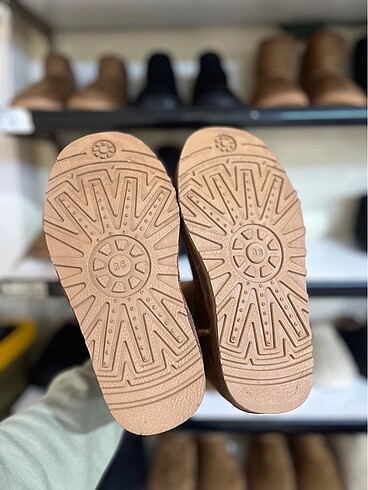 36 Beden camel Renk UGG TABA SÜET ORTA BOY