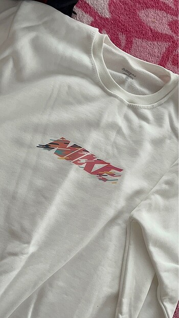 Nike beyaz sweat