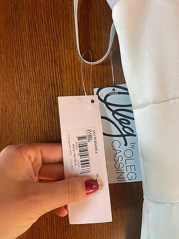 Oleg Cassini Ivory Gelinlik Abiye - Görsel 5