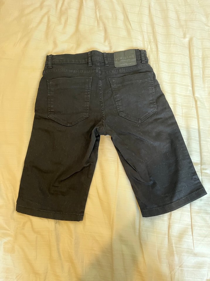 LCW Siyah Erkek Kot Şort - Görsel 2