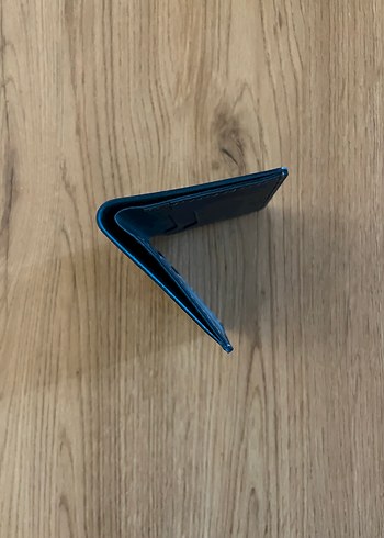 Turkuaz El Yapımı Deri Cüzdan - Görsel 2