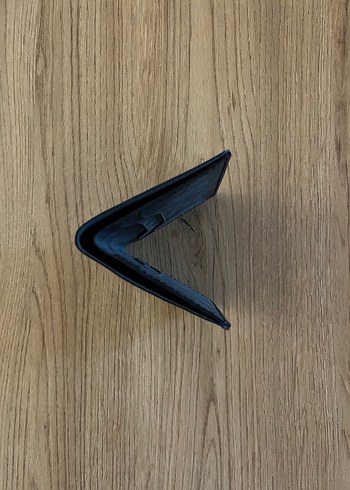 Siyah El Yapımı Deri Cüzdan - Görsel 2