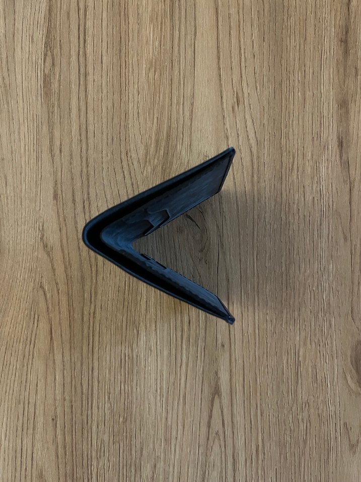 Siyah El Yapımı Deri Cüzdan - Görsel 2