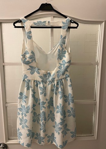 Zara Trafaluc Askılı V Yaka Small Beden Mini Elbise - Görsel 2