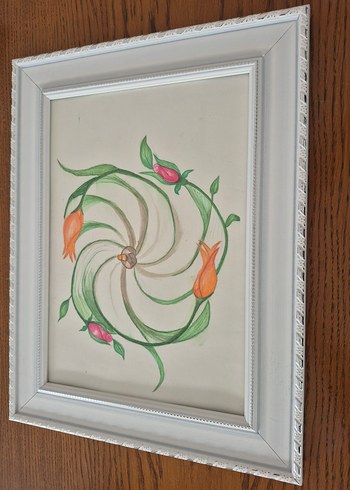 Çiçek Desenli Çok Renkli Vantilatör Tasarımı - Görsel 2