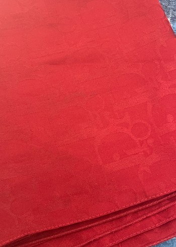 Dior Bordo Kadın jakar Şal