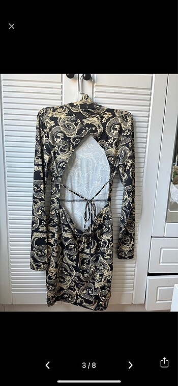 m Beden Bershka mini elbise