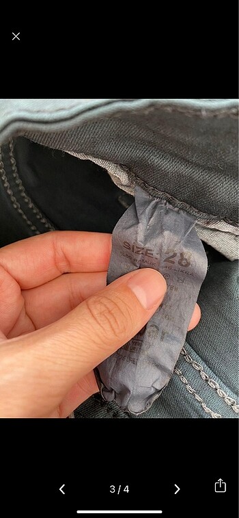 28 Beden Kot pantolon
