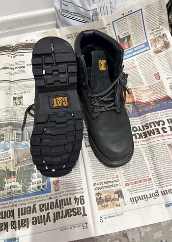 Siyah Yüksek Topuklu Çift Tokalı Kadın Botu - Görsel 2