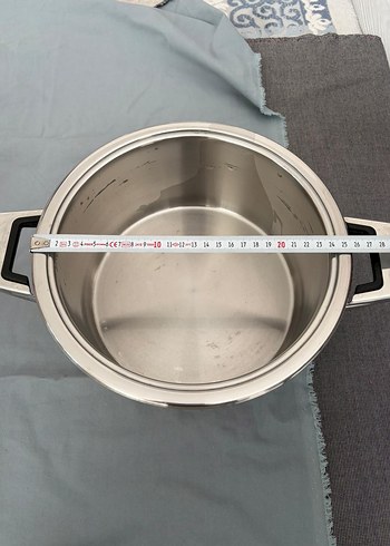 Gri Kapaklı Çelik Tencere - Görsel 4